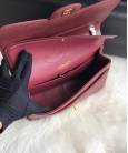 Сумка Large Classic Grained Calfskin Bag Maroon
